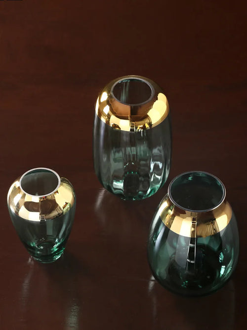vase en verre créatif pour arrangements floraux modernes artisanaux - vue 3 sur 11