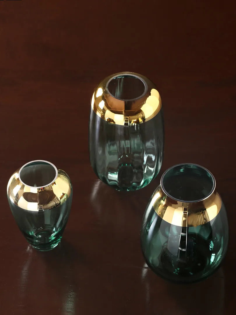 vase en verre créatif pour arrangements floraux modernes artisanaux - vue 2 sur 11