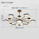lustre carré à led moderne avec intensité variable
