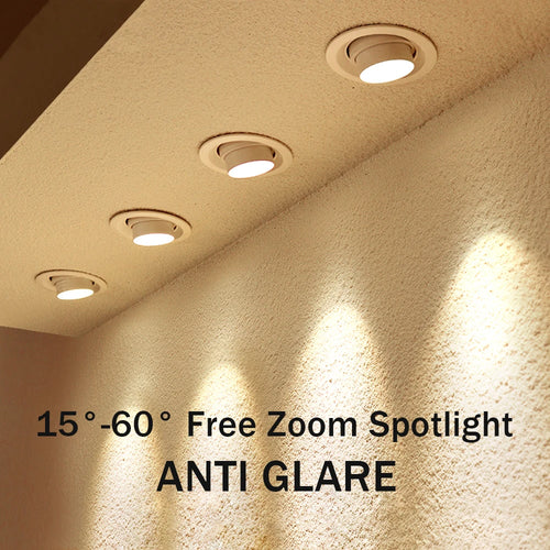 spot led encastré avec faisceau réglable pour éclairage ciblé - vue 7 sur 6
