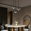 lustre en cristal moderne avec éclairage led décoratif intérieur