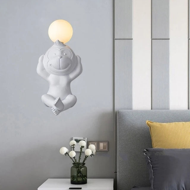 applique murale led singe variateur pour éclairage intérieur - vue 12 sur 16