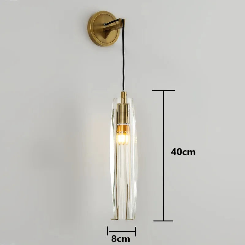 applique murale en cristal d'art style moderne pour décoration intérieure - vue 7 sur 8