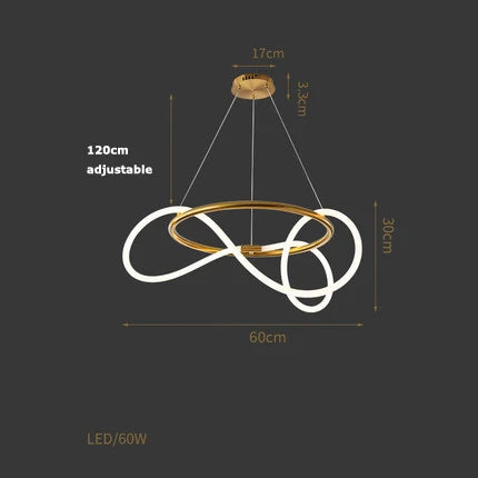 suspension design en forme de notes de musique élégantes - vue 17 sur 22