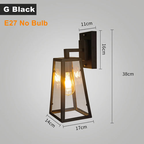 applique murale led rustique en fer vintage pour intérieur et extérieur - vue 10 sur 23