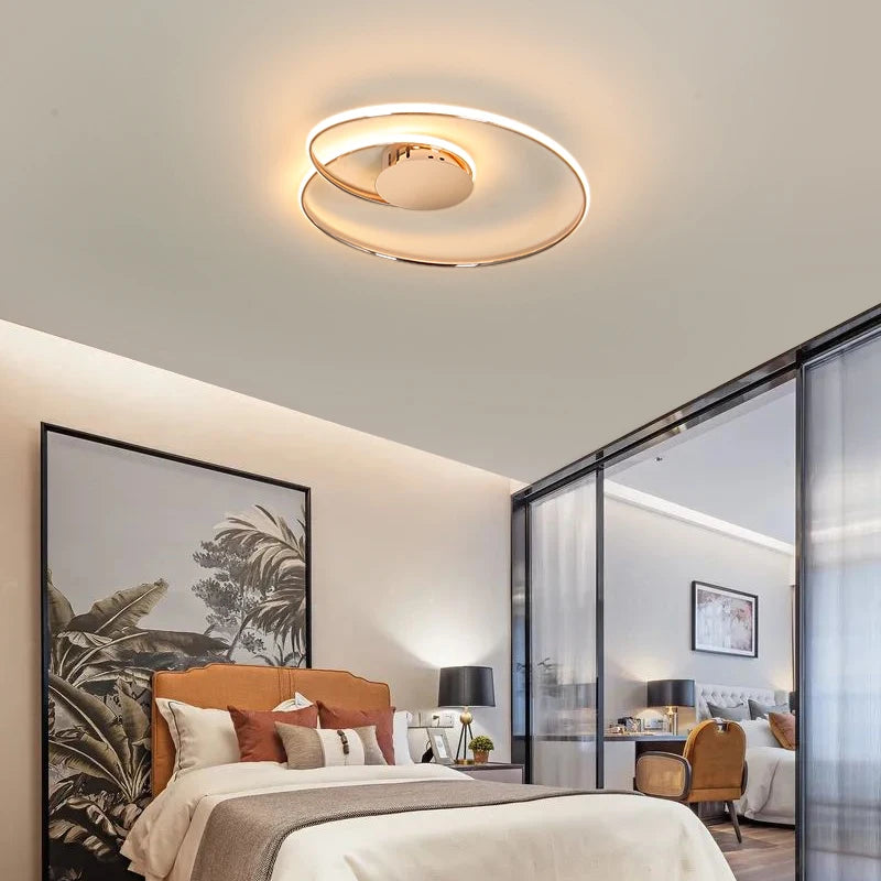 plafonnier led moderne pour décoration intérieure design élégant - vue 5 sur 10
