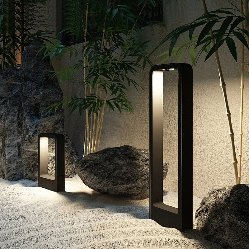 Lumières extérieures lumières de jardin lumières de pelouse modernes en aluminium étanche IP54 Villas lumières de paysage lumières de pelouse de paysage de cour - vue 3 sur 10