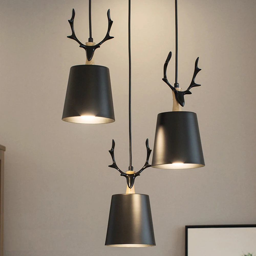 suspension moderne en bois nordique pour restaurant - vue 6 sur 13