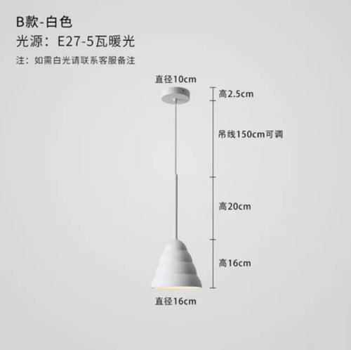suspension nordique décorative pour éclairage créatif intérieur - vue 8 sur 14