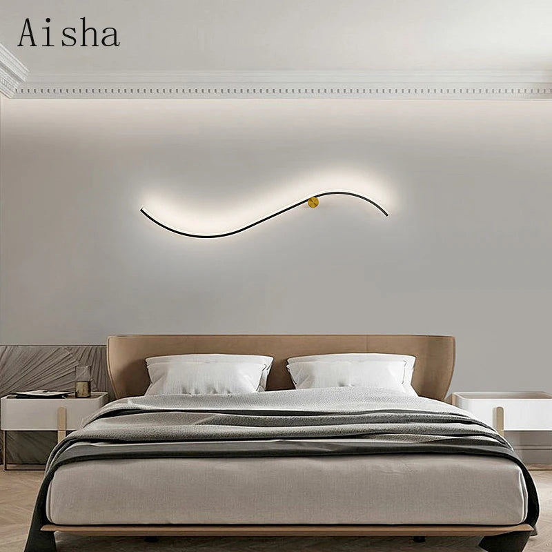 applique murale led moderne pour décoration intérieure créative - vue 4 sur 9