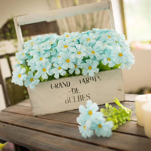 bouquet de fleurs artificielles marguerite pour décoration automnale - vue 6 sur 11