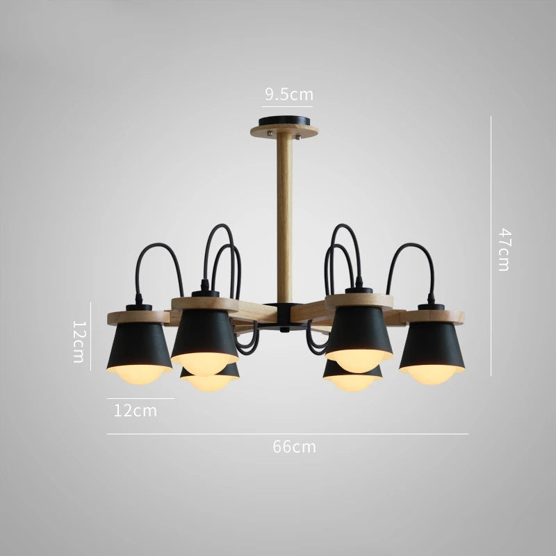 suspension en bois nordique pour décoration intérieure élégante - vue 11 sur 14