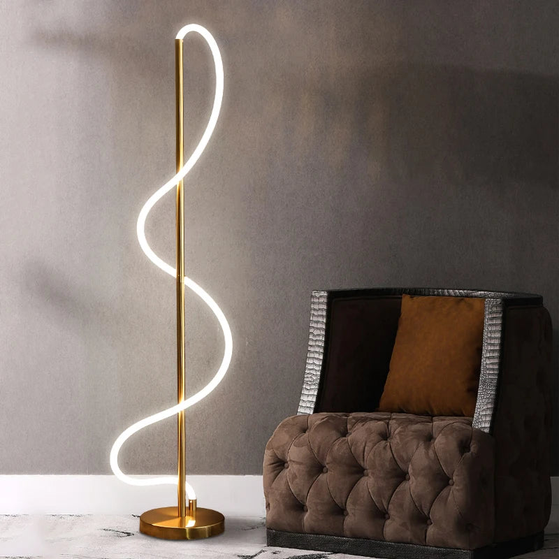 LED postmoderne musique Notes LED lumière lampadaire foyer étude - vue 5 sur 21