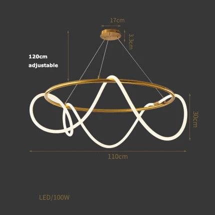 suspension design en forme de notes de musique élégantes - vue 15 sur 22