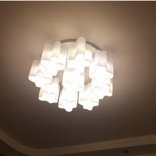 plafonnier logico quadruple design moderne par michele de lucchi - vue 5 sur 6