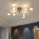lustre LED élégant pour intérieur moderne et chaleureux