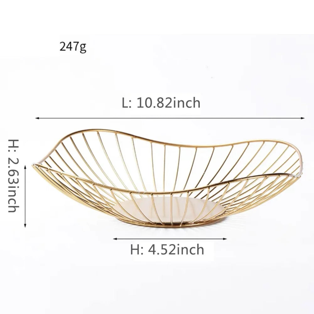 bols de rangement modernes en métal pour collations et fruits - vue 15 sur 17