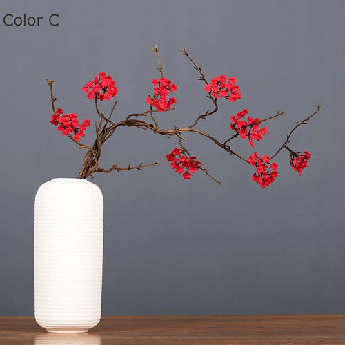 branche de fleurs artificielles de cerisier pour décoration automnale - vue 15 sur 17