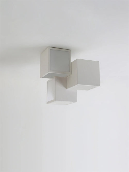 plafonnier carré créatif lumières led modernes décoration simple lustre luminaire - vue 6 sur 10