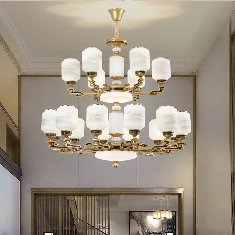 lustre chinois grande taille pour décoration d'intérieur élégant - vue 4 sur 18
