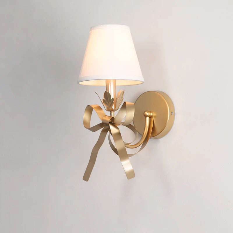 applique murale simple et moderne avec nœud papillon décoratif de luxe - vue 2 sur 10