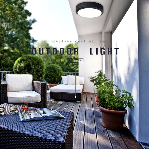 plafonnier extérieur étanche pour éclairage jardin balcon porche - vue 4 sur 6