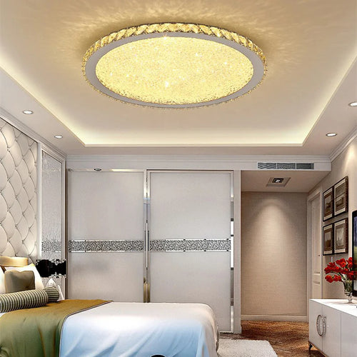 suspension moderne en acier inoxydable avec led et télécommande - vue 2 sur 28