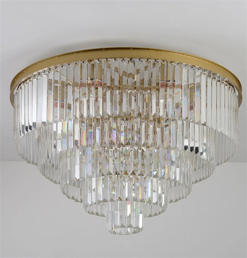 plafonnier moderne en cristal pour décoration élégante intérieure - vue 3 sur 7