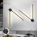 applique murale led moderne rotative pour arrière-plan de canapé