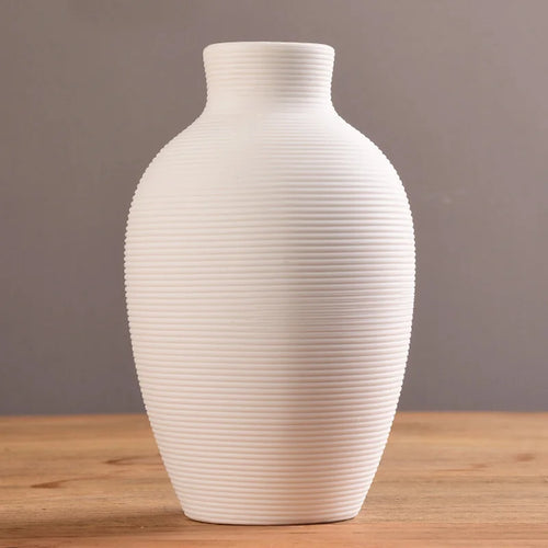 vase en céramique moderne pour décoration intérieure de fleurs - vue 10 sur 11