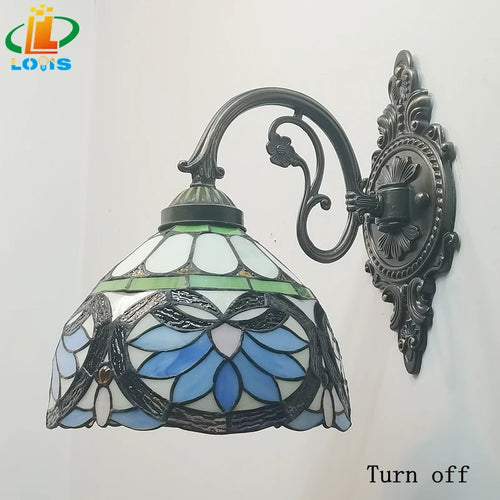 applique murale coeur style tiffany pour intérieur et extérieur - vue 7 sur 6