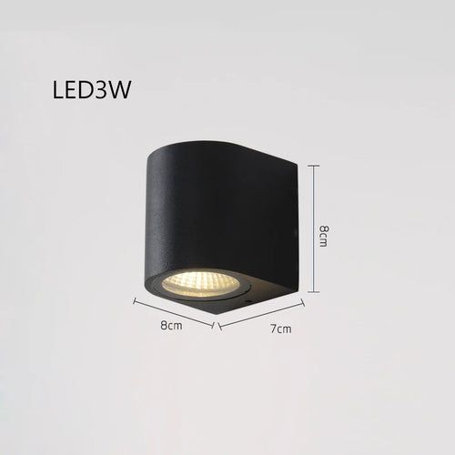 Applique murale éclairage extérieur étanche porche moderne balcon terrasse lampe IP54 applique jardin décoration éclairage mural - vue 10 sur 10