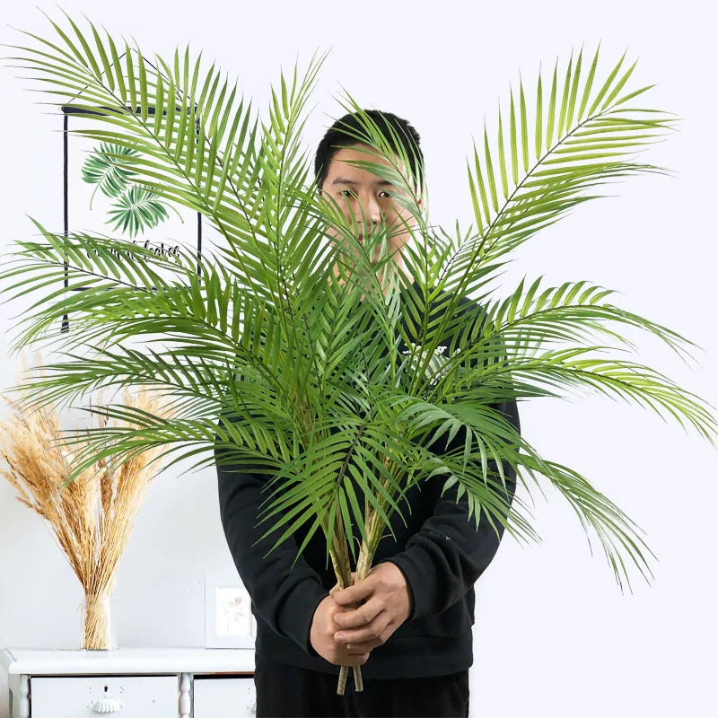 grand palmier artificiel plantes tropicales décoration intérieure et extérieure - vue 1 sur 13