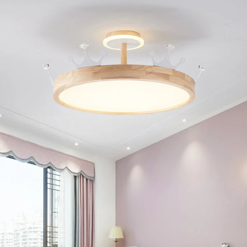 lustre nordique créatif couronne oiseau pour chambre enfants - vue 2 sur 14