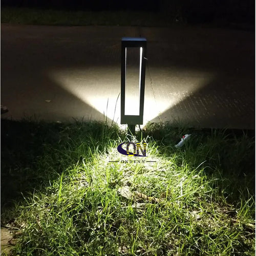 Lampe extérieur 15W LED jardin lumière pelouse lampe aluminium pilier lumière extérieure cour villa paysage bornes éclairage - vue 5 sur 7