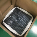 lampadaire extérieur solaire éclairage 360 éventail avec capteur crépuscule-aube