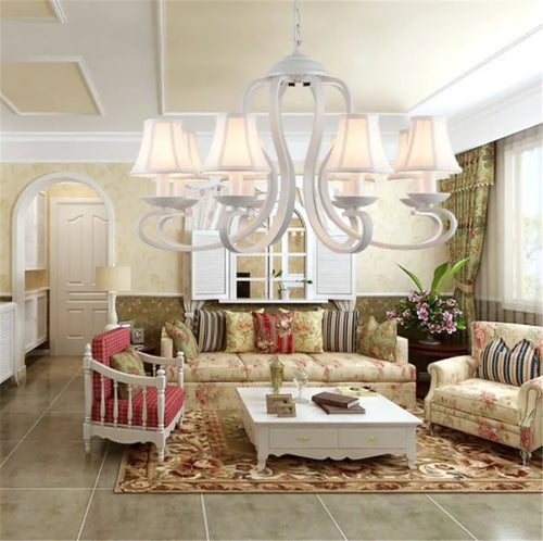 lustre moderne style méditerranéen pour intérieur élégant - vue 5 sur 6