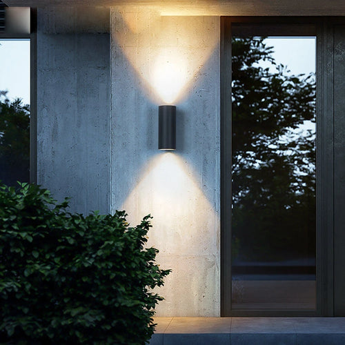 Éclairage mural extérieur IP54 étanche rondelle lumières jardin balcon LED 110V porte escalier allée lampe Villa extérieur applique murale - vue 5 sur 6