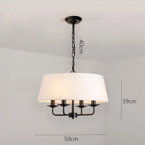 luminaire suspendu led style rétro américain pour salon moderne - vue 9 sur 11
