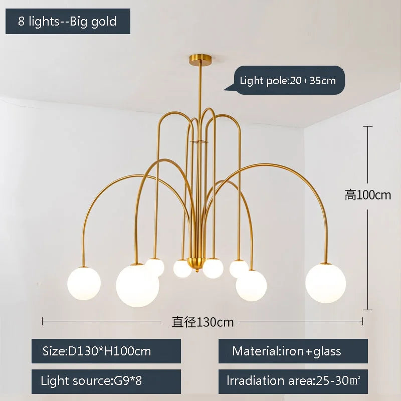 suspension moderne design postmoderne pour intérieur élégant - vue 10 sur 21