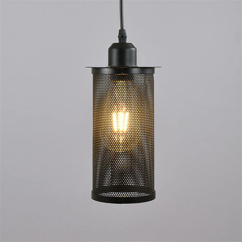 suspension industrielle en maille de fer pour bar et loft vintage