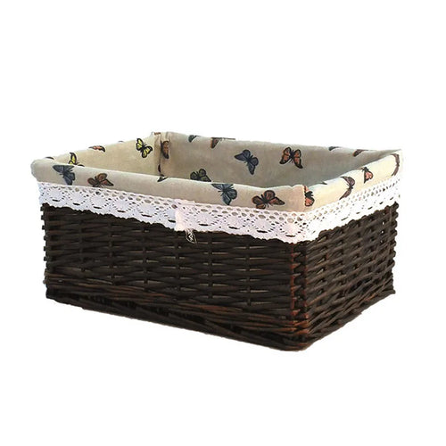 paniers de rangement en rotin faits main pour diverses utilisations - vue 13 sur 16