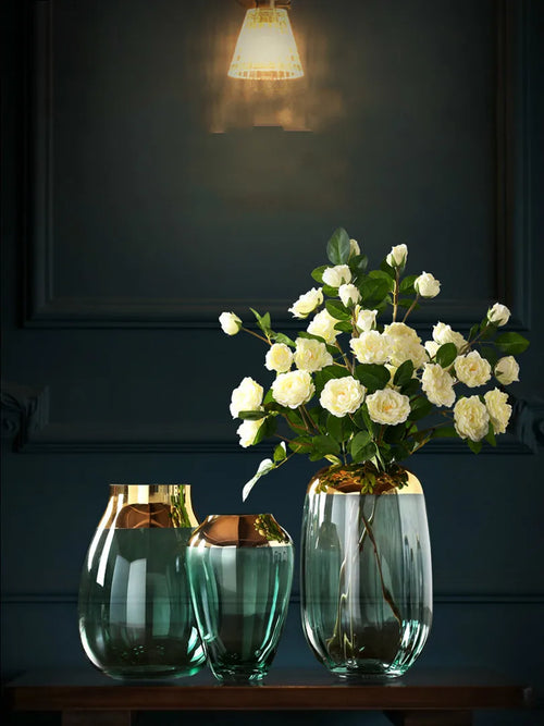 vase en verre créatif pour arrangements floraux modernes artisanaux - vue 6 sur 11