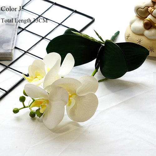 orchidée en latex luxe pour décoration mariage et événements - vue 10 sur 26