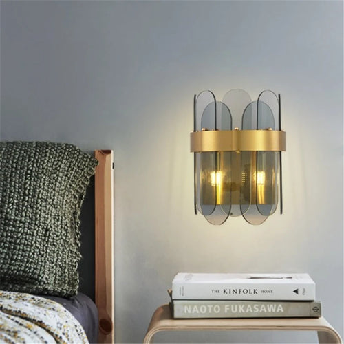 applique murale led nordique en verre design créatif et moderne - vue 4 sur 8