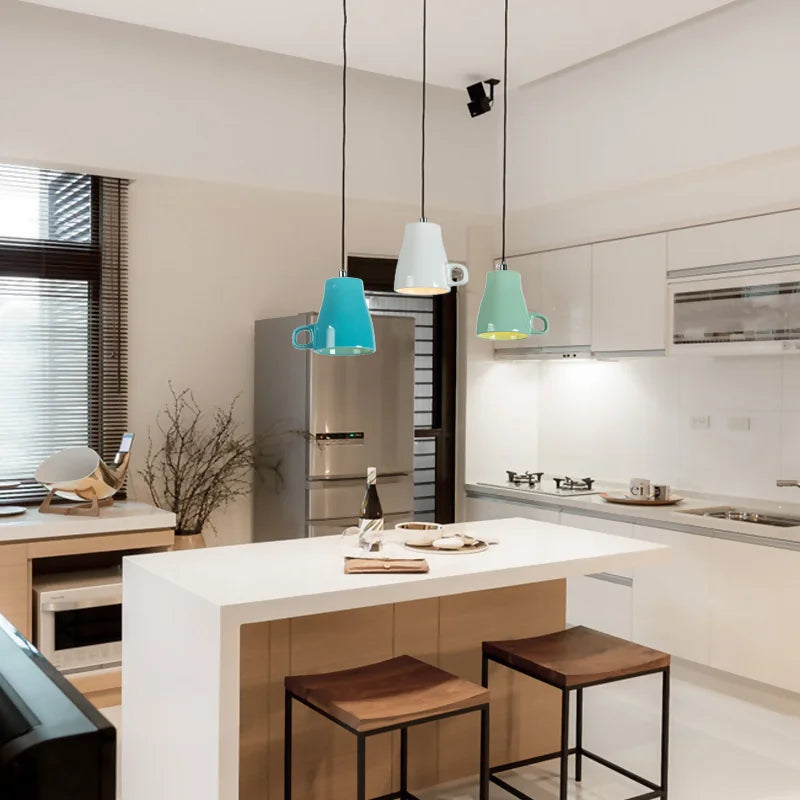 lampe suspension céramique moderne led - vue 4 sur 28