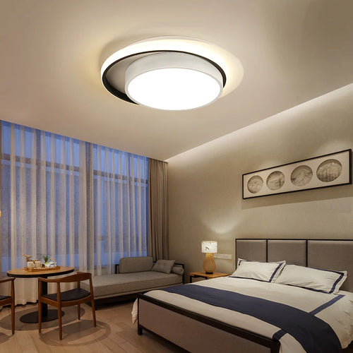 plafonnier acrylique rond pour décoration intérieure moderne - vue 2 sur 10