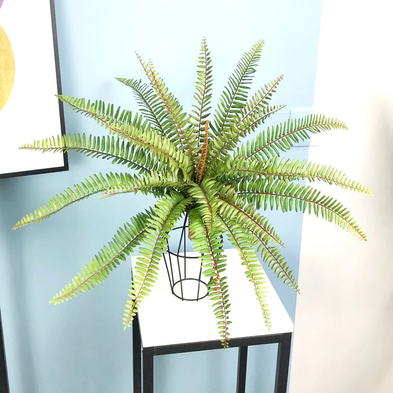 grande fougère artificielle palmier pour décoration extérieure tropicale - vue 5 sur 8