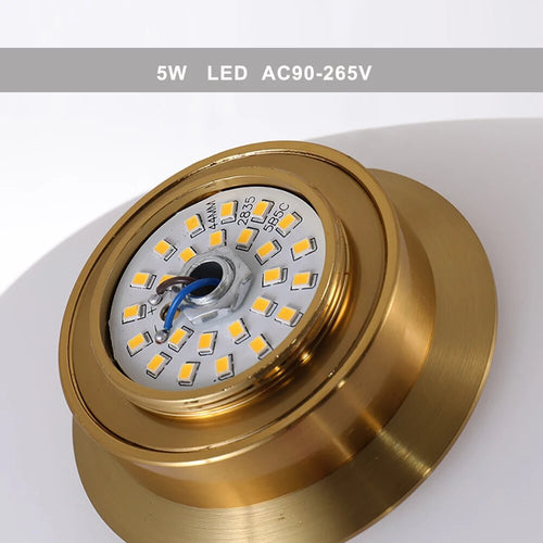applique led nordique design moderne galet chambre escalier lumière - vue 5 sur 21