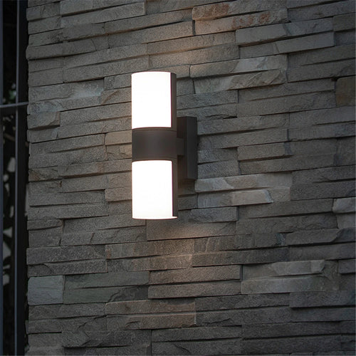 applique murale led étanche extérieur éclairage moderne décoratif paysage jardin allée - vue 2 sur 11